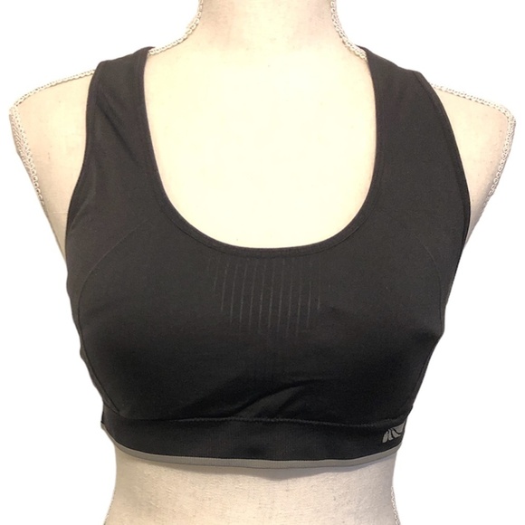 ALL IN MOTION Sports Bra (2) Women's Size Small Black Gray Bundle Athletic Wear - Picture 2 of 14